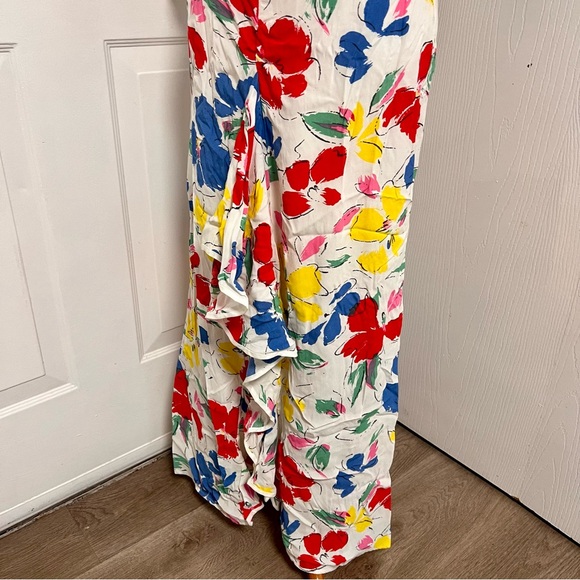 RIXO for Target Floral Cascade Ruffle Dress A4 - Picture 9 of 10